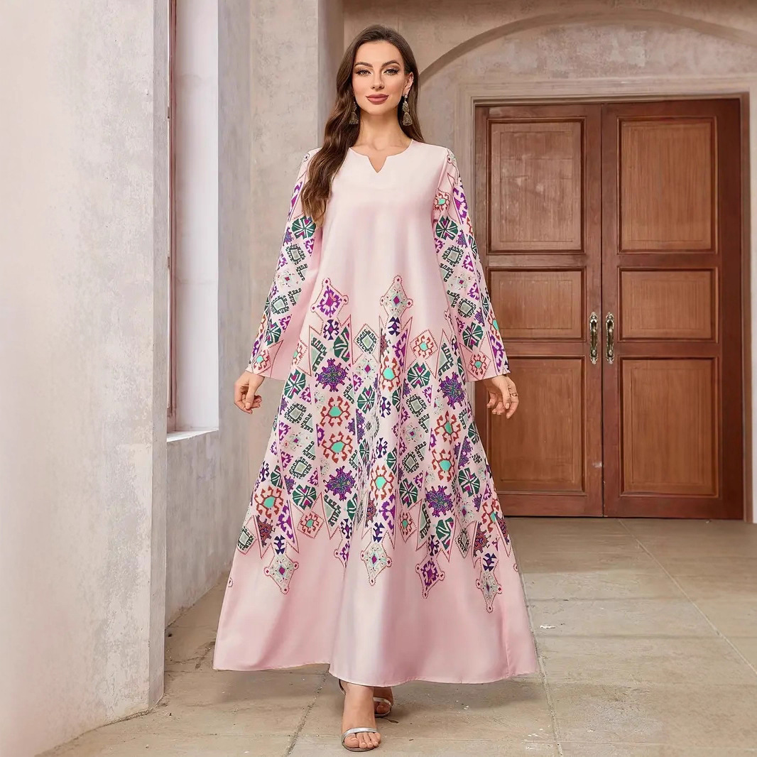 Elegant Womens Maxi Dress New V-Neck Long Robe A-Line Evening Gown